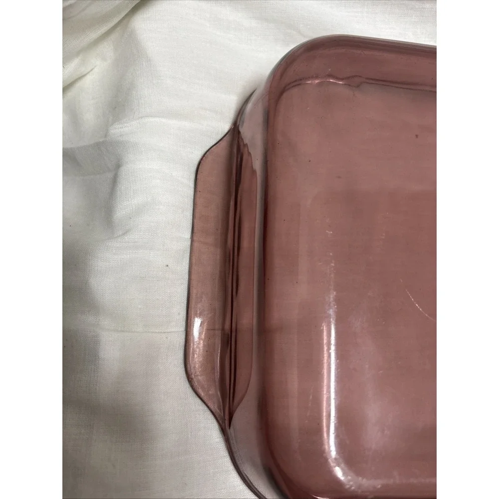 PYREX  CRANBERRY 3 QUART 13x9x2‎ RECTANGULAR CASSEROLE DISH #233-R (make offers)